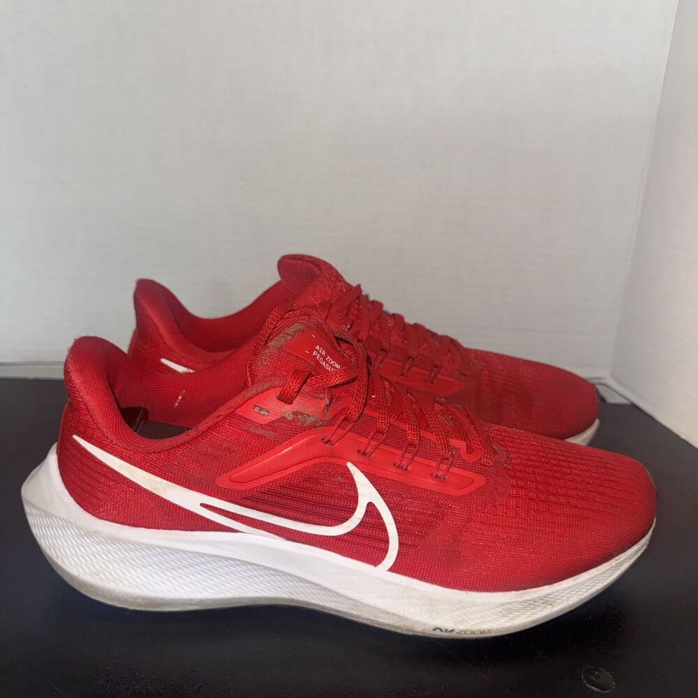 Nike Air Zoom Pegasus 39 TB Mens Size 8 Red White Running Shoes DM0164-602